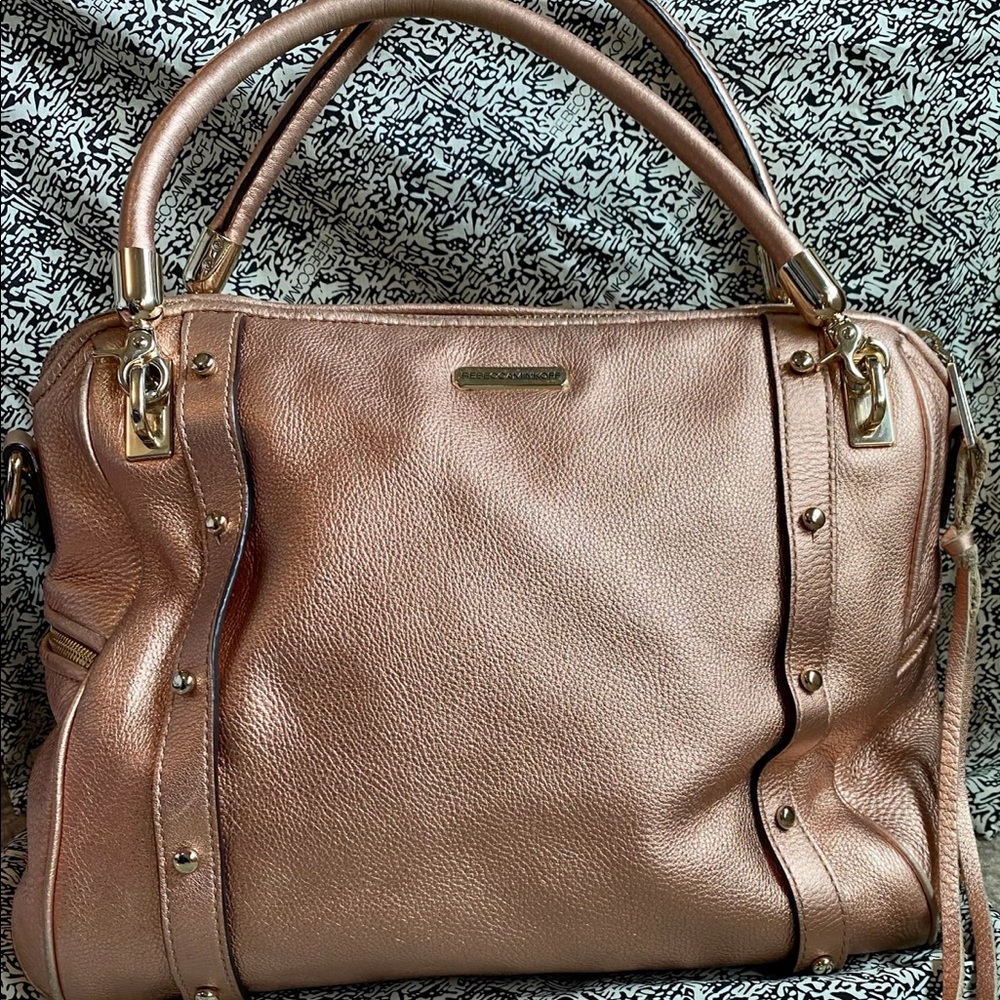 Rebecca Minkoff Rose Gold MAB Satchel